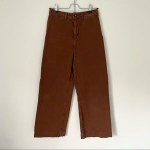 🌟Free People patti rust wide leg pants